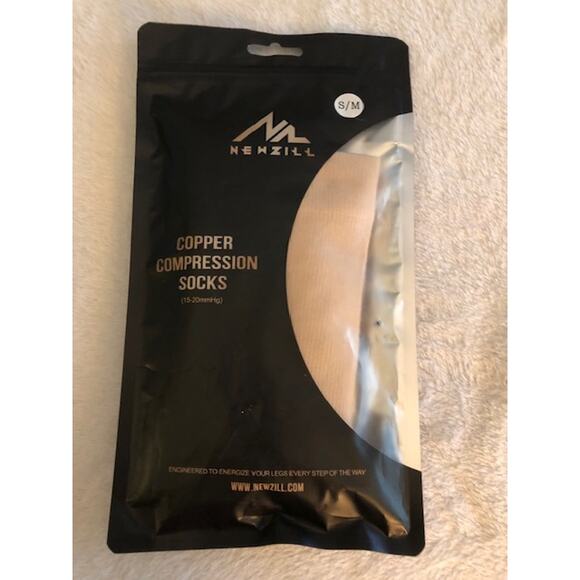**NWT** Newzill Copper Compression Socks  Size S/M - Picture 1 of 4